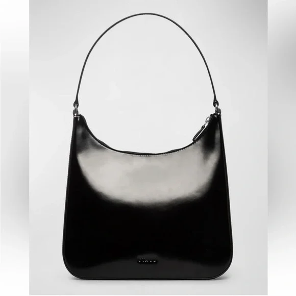 Staud Alec Zip Leather Shoulder Bag - Picture 1 of 5